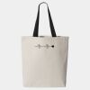 11L Canvas Tote with Contrast-Color Handles Thumbnail