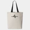 11L Canvas Tote with Contrast-Color Handles Thumbnail